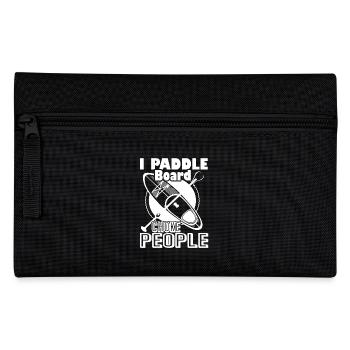 Paddleboarding I Paddle Board - Pencil Case - black - Front