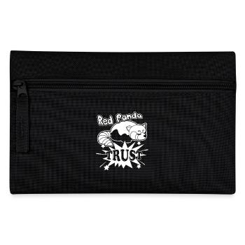 Trust The Red Panda - Pencil Case - black - Front