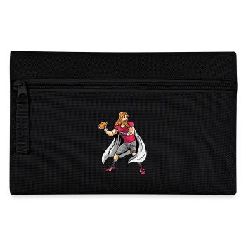 Rugby Footballeur Super-héros Football - Trousse - noir - Devant