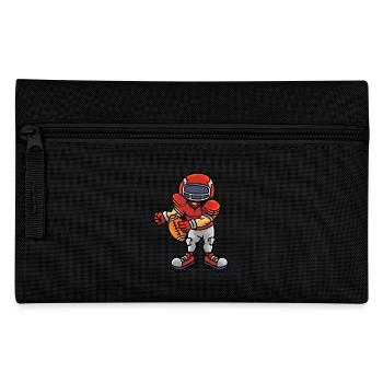 Sport Rugby Footballer Player Football - Pencil Case - black - Front