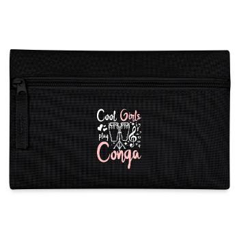 Cool girls play conga - Federtasche - Schwarz - Vorne