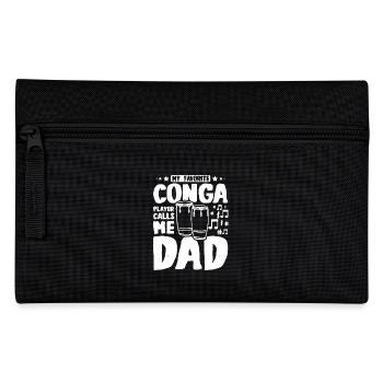 My favorite conga player calls me dad - Federtasche - Schwarz - Vorne