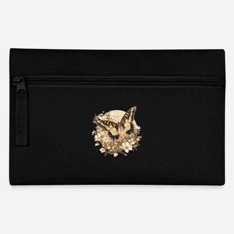 papillon papillons papillon papillon - Trousse - noir