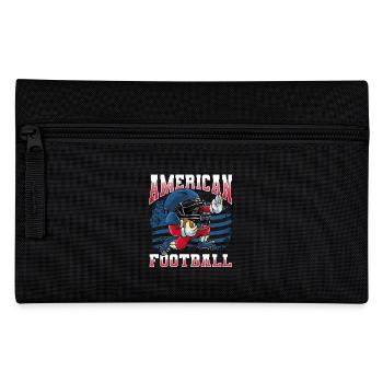 Fußballer Quarterback American Football - Federtasche - Schwarz - Vorne