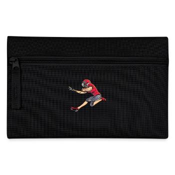 Sport Rugby Fußballer Spieler Fußball - Federtasche - Schwarz - Vorne