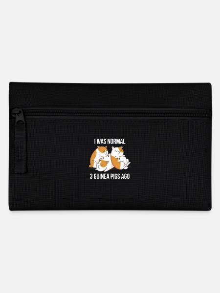 J’étais normal devant 3 cochons d’Inde - Trousse - noir