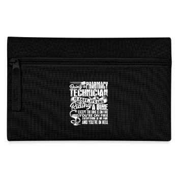 Pharmacy Technician Being A Pharmacy Technician - Pencil Case - black - Front