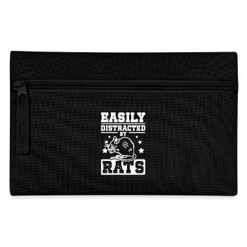 Easily distracted by rats - Federtasche - Schwarz - Vorne