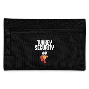 Turkey Security – Thanksgiving Familien Spaß - Federtasche - Schwarz - Vorne