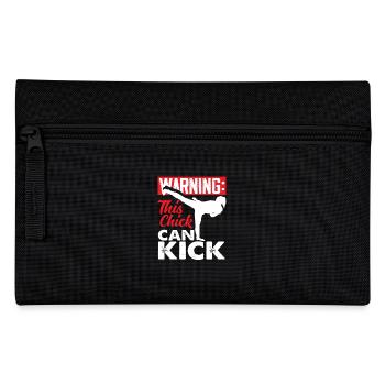 Krav Maga Kamsportlerin Frau Mädchen - Pencil Case - black - Front