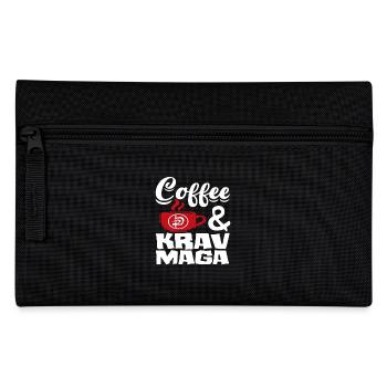 Krav Maga Kaffee - Federtasche - Schwarz - Vorne