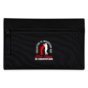 Krav Maga Kampfsport Stärke - Federtasche - Schwarz - Vorne