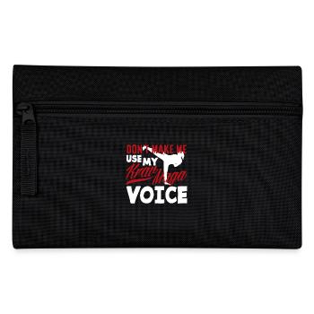Krav Maga Motivation Hobby Sportler - Federtasche - Schwarz - Vorne