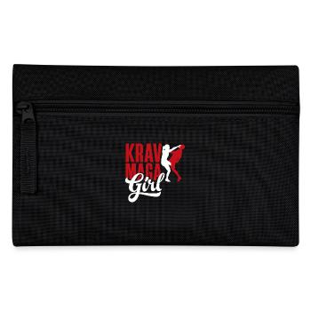 Krav Maga Mädchen Frau - Federtasche - Schwarz - Vorne