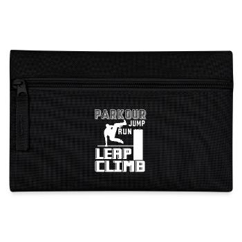Parkour Jump Run Leap Climb - Pencil Case - black - Front