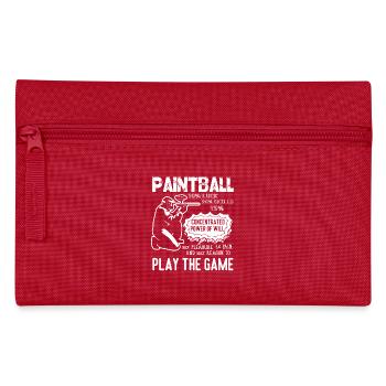Paintball Lover Play The Game - Pencil Case - red - Front