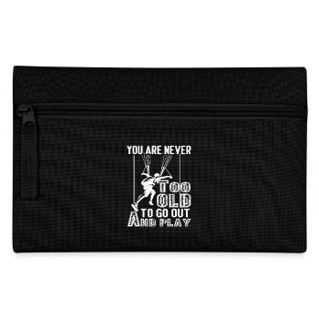 Paragliding Go Out And Play Paragliding - Pencil Case - black - Front