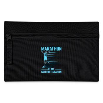 La course à pied est mon marathonien préféré de la saison - Trousse - noir - Devant