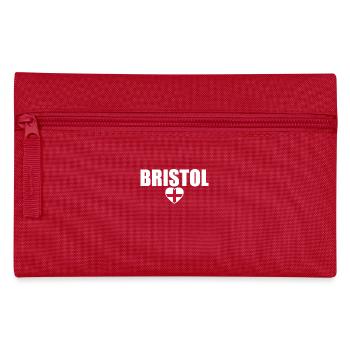 Bristol England Englische Flagge Engländer - Federtasche - Rot - Vorne