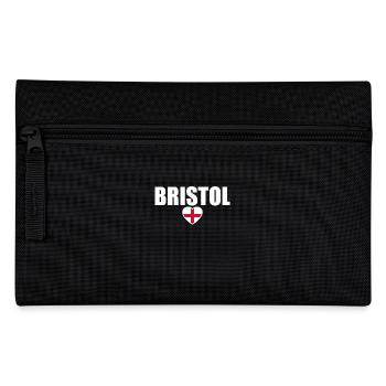 Bristol England Englische Flagge Engländer - Federtasche - Schwarz - Vorne
