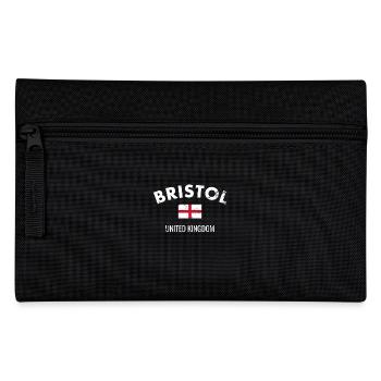 Bristol England Vintage Englische Flagge Engländer - Federtasche - Schwarz - Vorne
