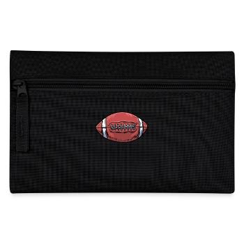 Rugby Fußballer Touchdown Fußball - Federtasche - Schwarz - Vorne