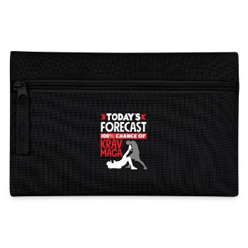 Krav Maga Vorhersage - Federtasche - Schwarz - Vorne