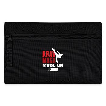 Krav Maga Modus An - Federtasche - Schwarz - Vorne