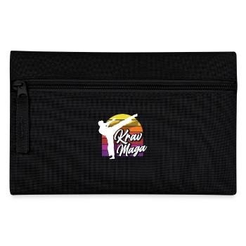 Krav Maga Retro - Pencil Case - black - Front
