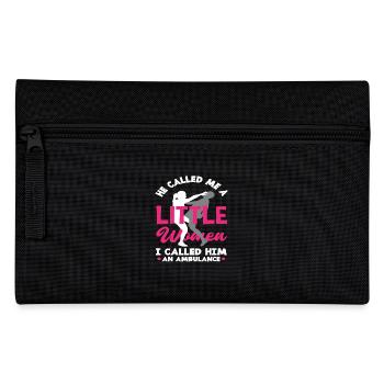 Krav Maga Frauen Motivation - Federtasche - Schwarz - Vorne