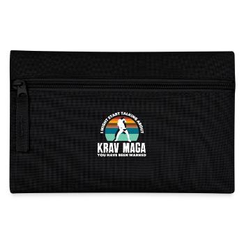 Krav Maga Hobby Passion Sportlerin - Federtasche - Schwarz - Vorne