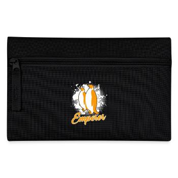 Emperor Penguin Family - Pencil Case - black - Front