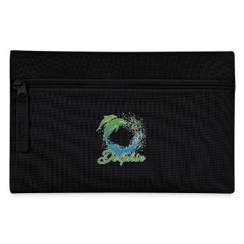 Awesome Dolphin - Pencil Case - black - Front