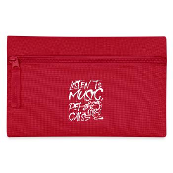 Écoutez de la musique pour les chats - Trousse - rouge - Devant