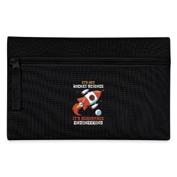 It is not rocket science aerospace and - Pencil Case - black - Front