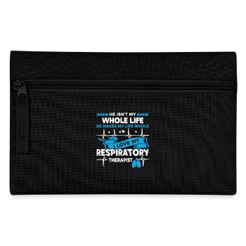 I Love My Respiratory Therapist - Pencil Case - black - Front