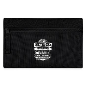 Administrative Assistant Caution - Pencil Case - black - Front