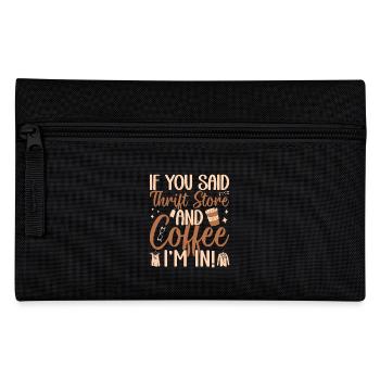 Friperie Shopper Friperie & Café Je ́m In Thrift - Trousse - noir - Devant