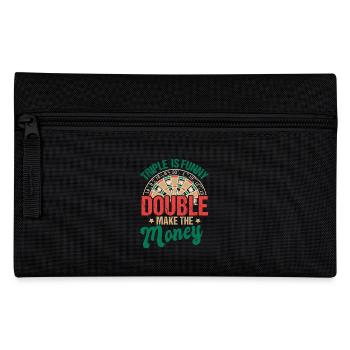 Triple est drôle Double gagner de l’argent Fléchette - Trousse - noir - Devant
