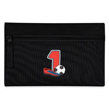 Football Anniversaire 1 an Enfants Fête d’anniversaire - Trousse - noir - Devant
