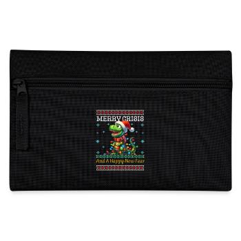 Dino Ugly Noël Joyeux Crise Vacances - Trousse - noir - Devant
