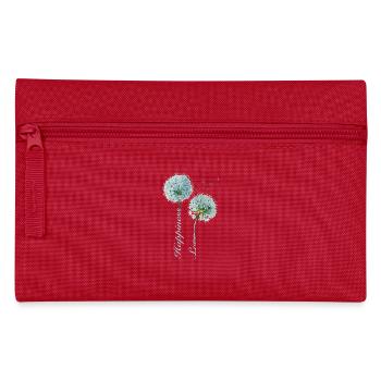 Dandelion Happiness and Love Inspirational Design - Pencil Case - red - Front
