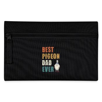 Best pigeon dad ever - Pencil Case - black - Front