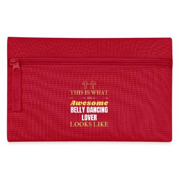 This is what an awesome Belly dancing lover looks - Pencil Case - red - Front