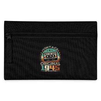Original 1945 Vintage Retro Anniversary Gift - Pencil Case - black - Front