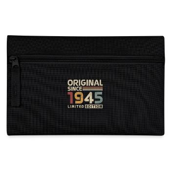 Original 1945 Vintage Retro Anniversary Gift - Pencil Case - black - Front