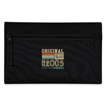 Original Born 2005 Vintage Birthday Gift - Pencil Case - black - Front