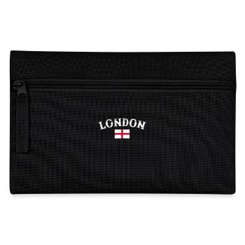 London England Vintage English Flag English - Pencil Case - black - Front