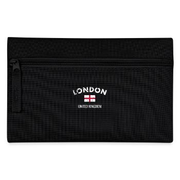 London England Vintage English Flag English - Pencil Case - black - Front
