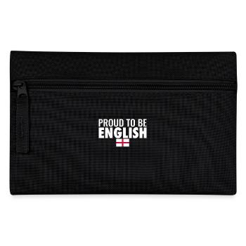 Proud To Be English English Flag England - Pencil Case - black - Front
